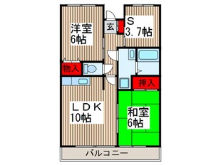 グリーンヒルの物件間取画像